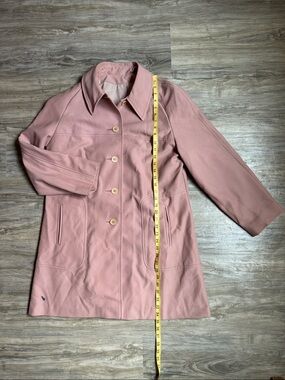 Vintage Blush Pink Trench Coat